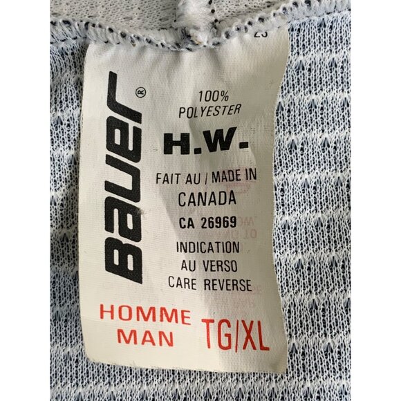 Rare Utah Grizzlies VTG 90s Bauer Authentic Jersey Mens XL Black Hockey 7077 - Picture 2 of 13